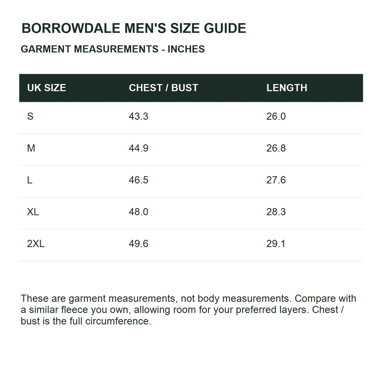Borrowdale fleece gilet — men size