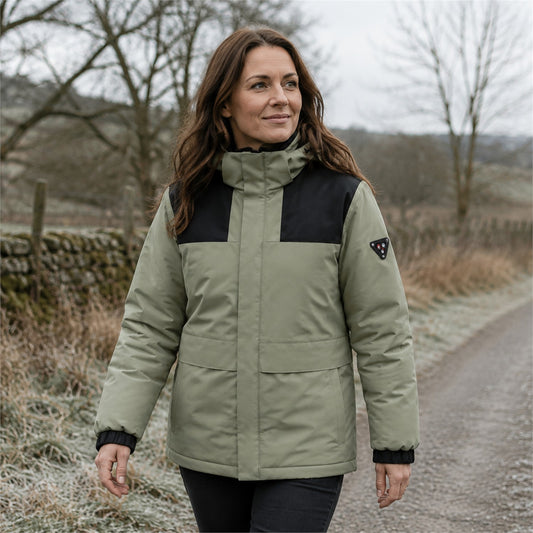 Wharfedale women's heated hooded jacket — 08 sage women outdoor