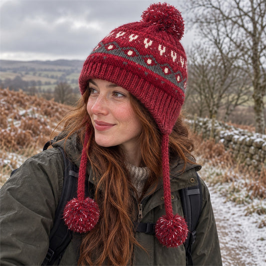 Harbottle women's Fair Isle bobble hat – outdoor