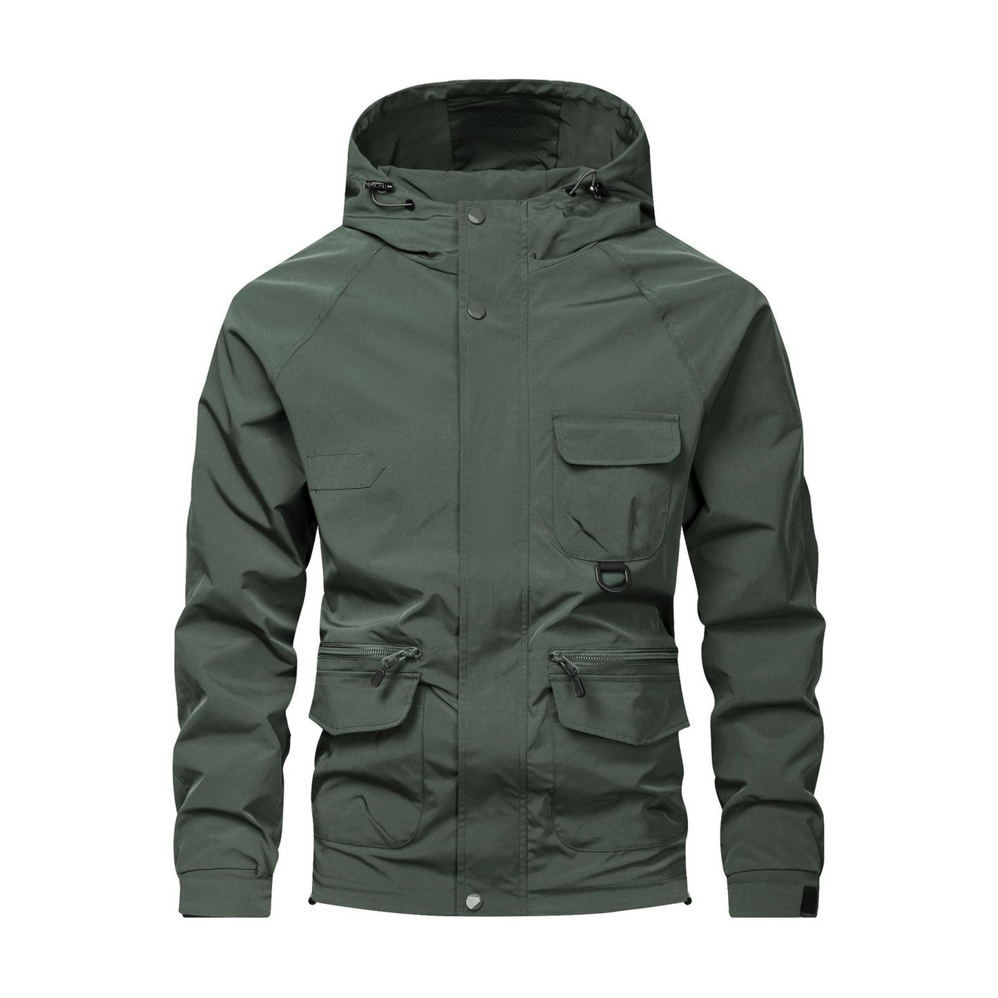 Helvellyn Men's Windproof Utility Jacket - sage green white