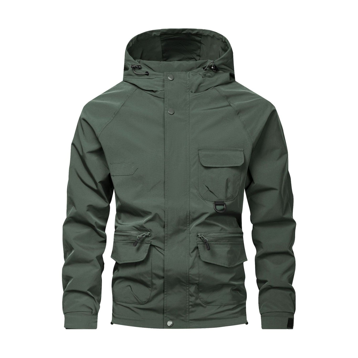 Helvellyn Men's Windproof Utility Jacket - sage green white