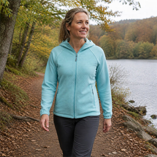 Aira women's hooded fleece — outdoor