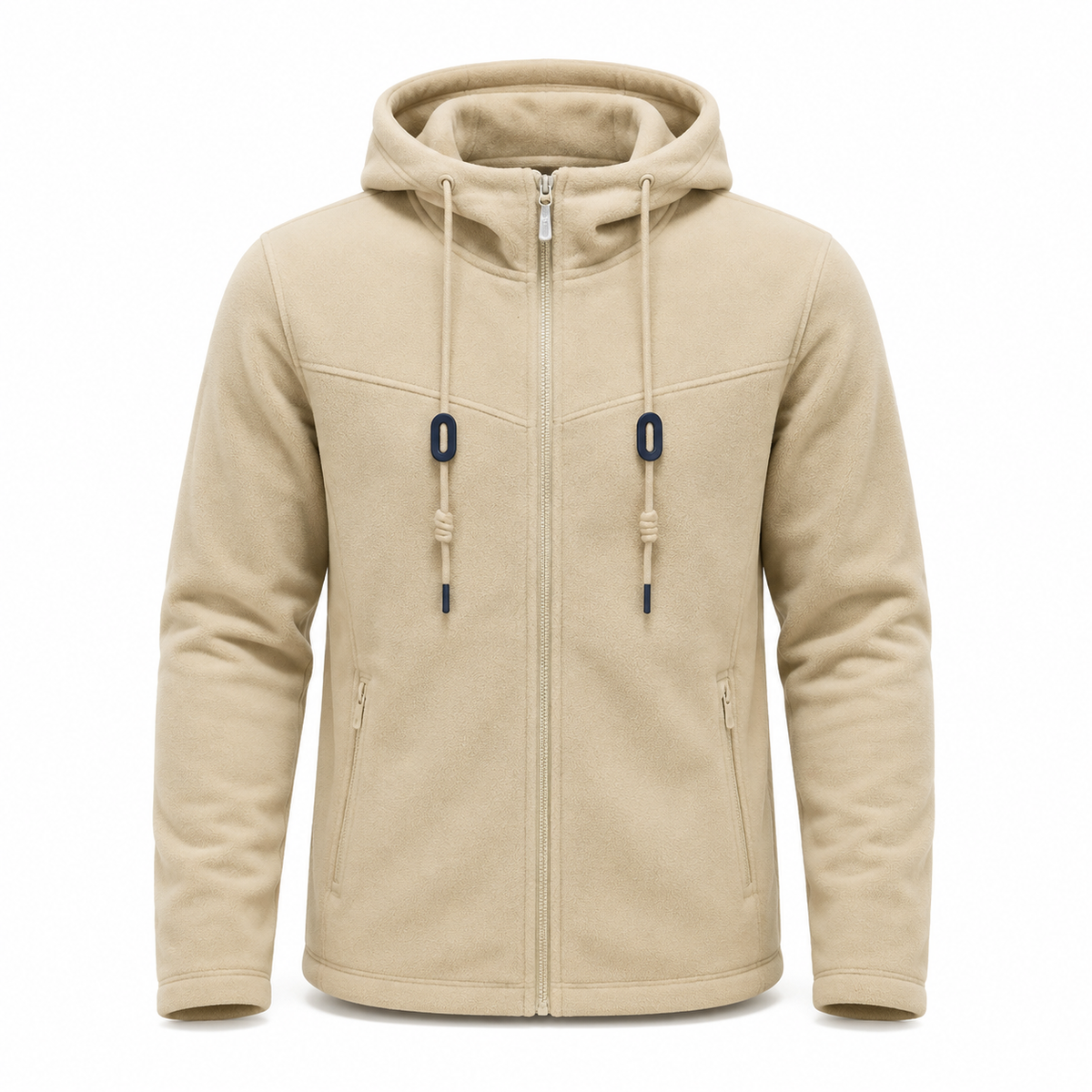 Malham Men's Thermal Fleece Midlayer - khaki white