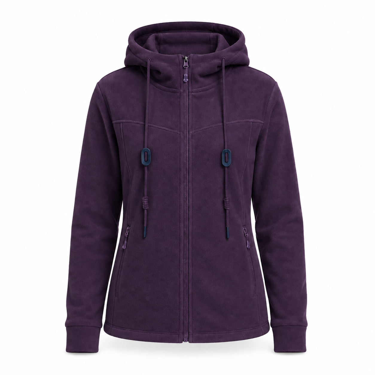 Malham Women's Thermal Fleece Midlayer - purple white