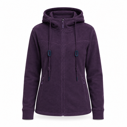 Malham Women's Thermal Fleece Midlayer - purple white