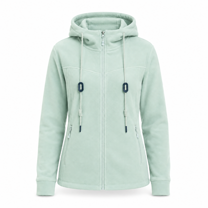 Malham Women's Thermal Fleece Midlayer - mint white