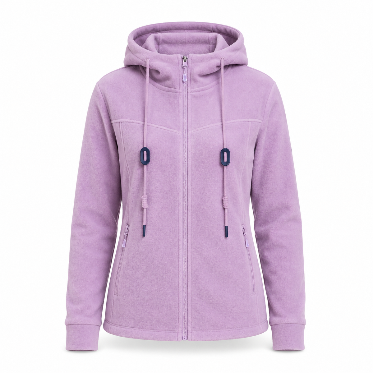 Malham Women's Thermal Fleece Midlayer - lilac white