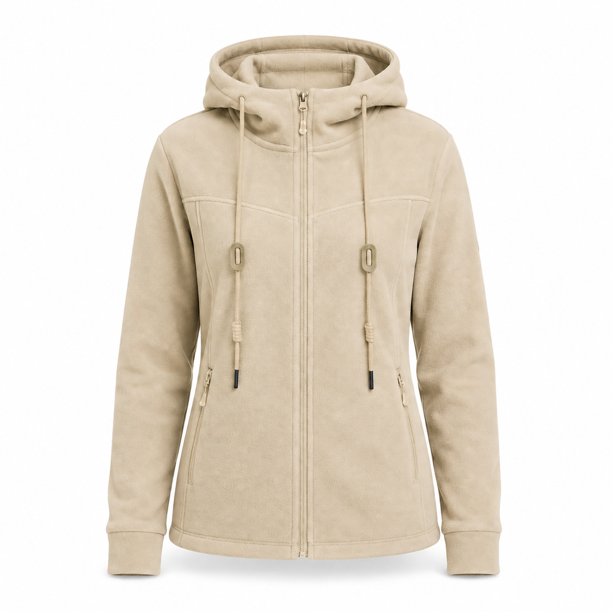 Malham Women's Thermal Fleece Midlayer - khaki white