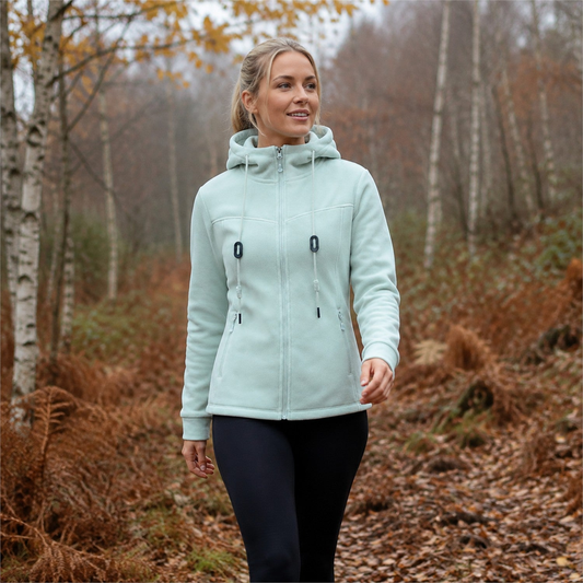 Malham Women's Thermal Fleece Midlayer - mint outdoor