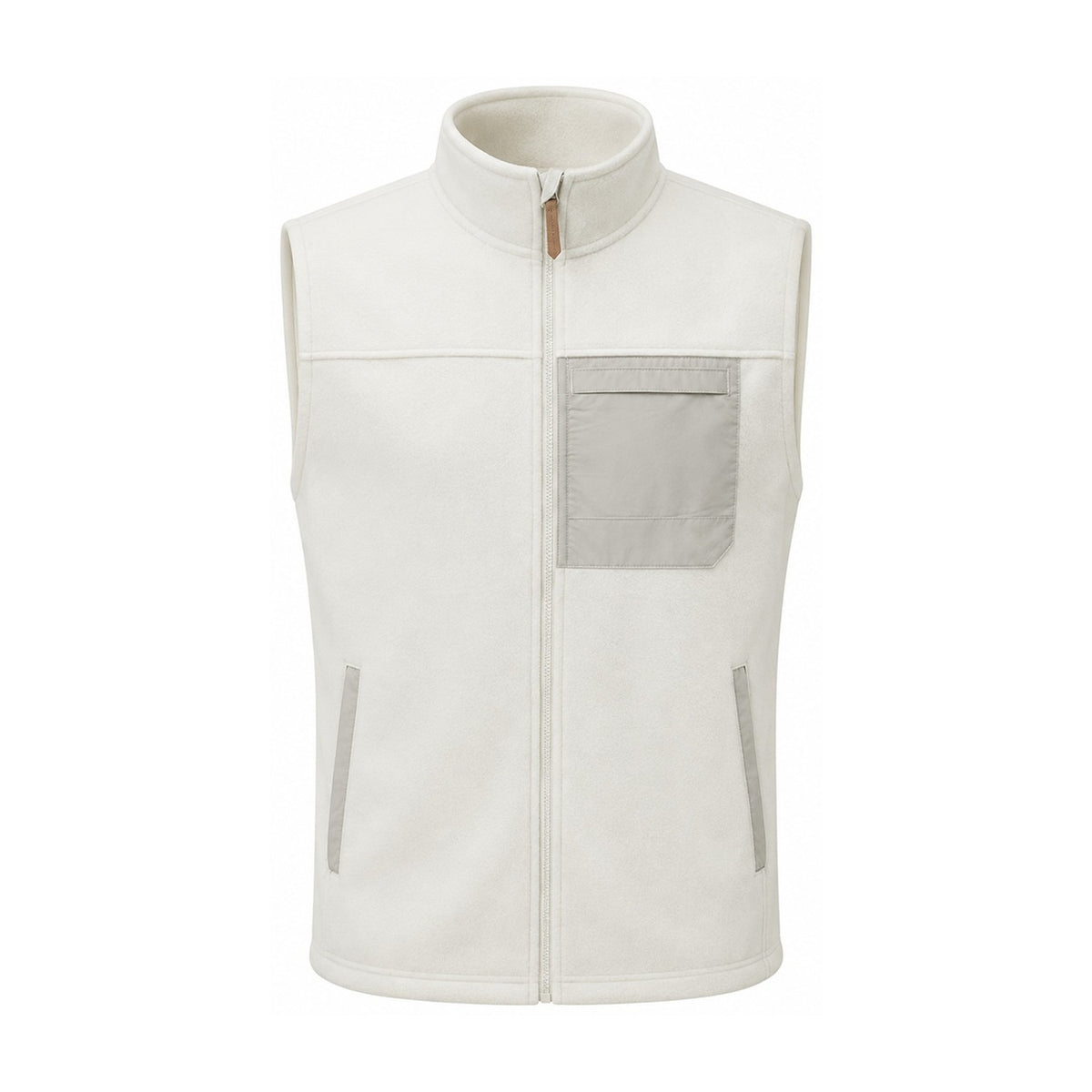 Borrowdale fleece gilet — ivory white feed