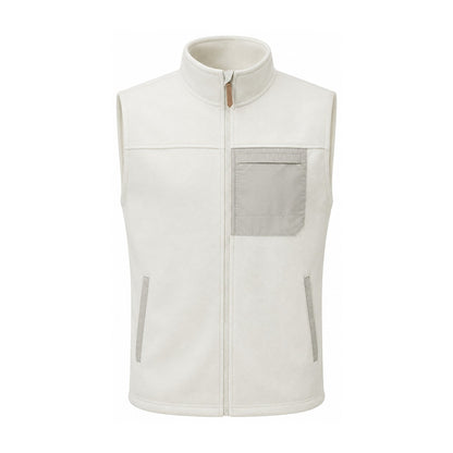 Borrowdale fleece gilet — ivory white feed
