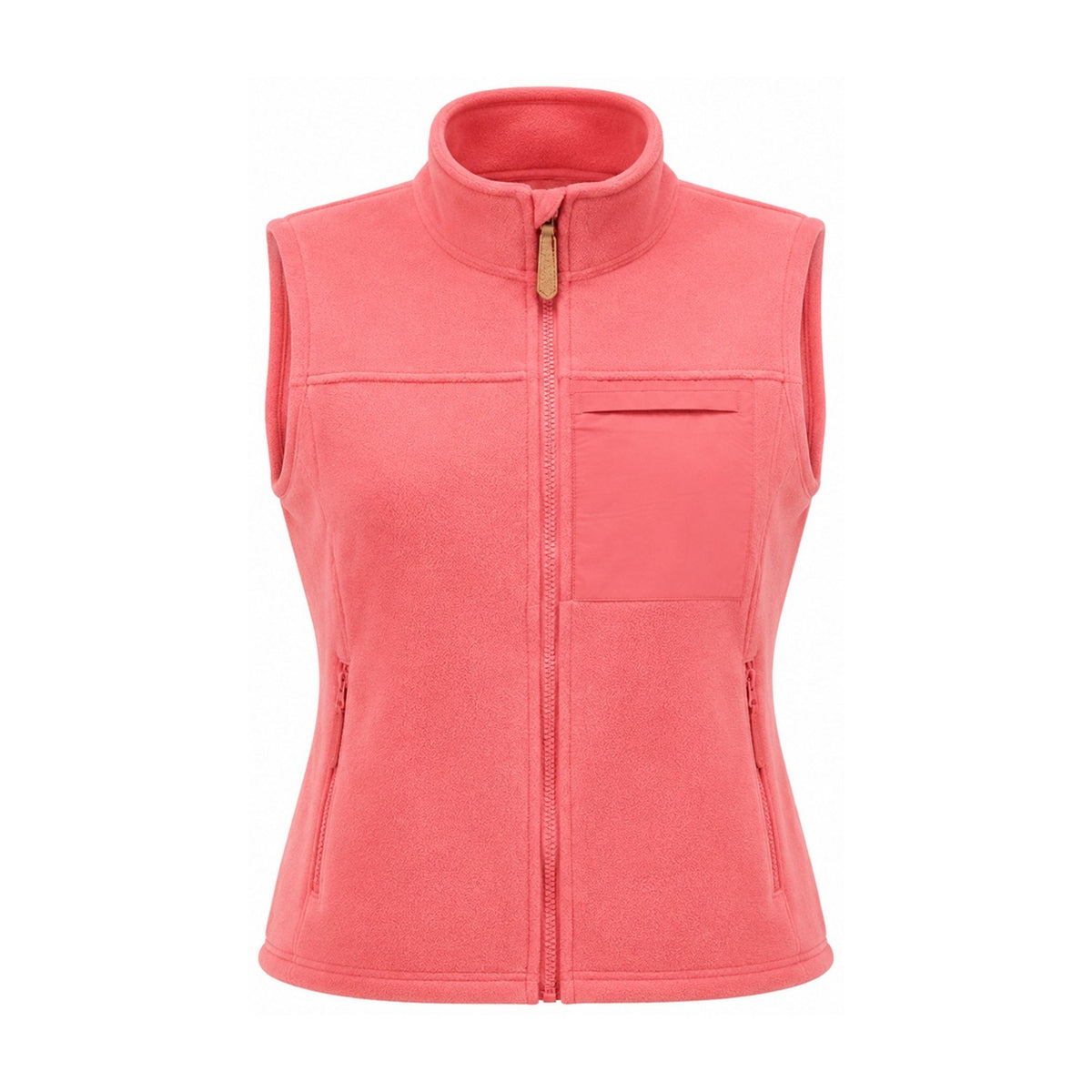 Borrowdale fleece gilet — pink white feed