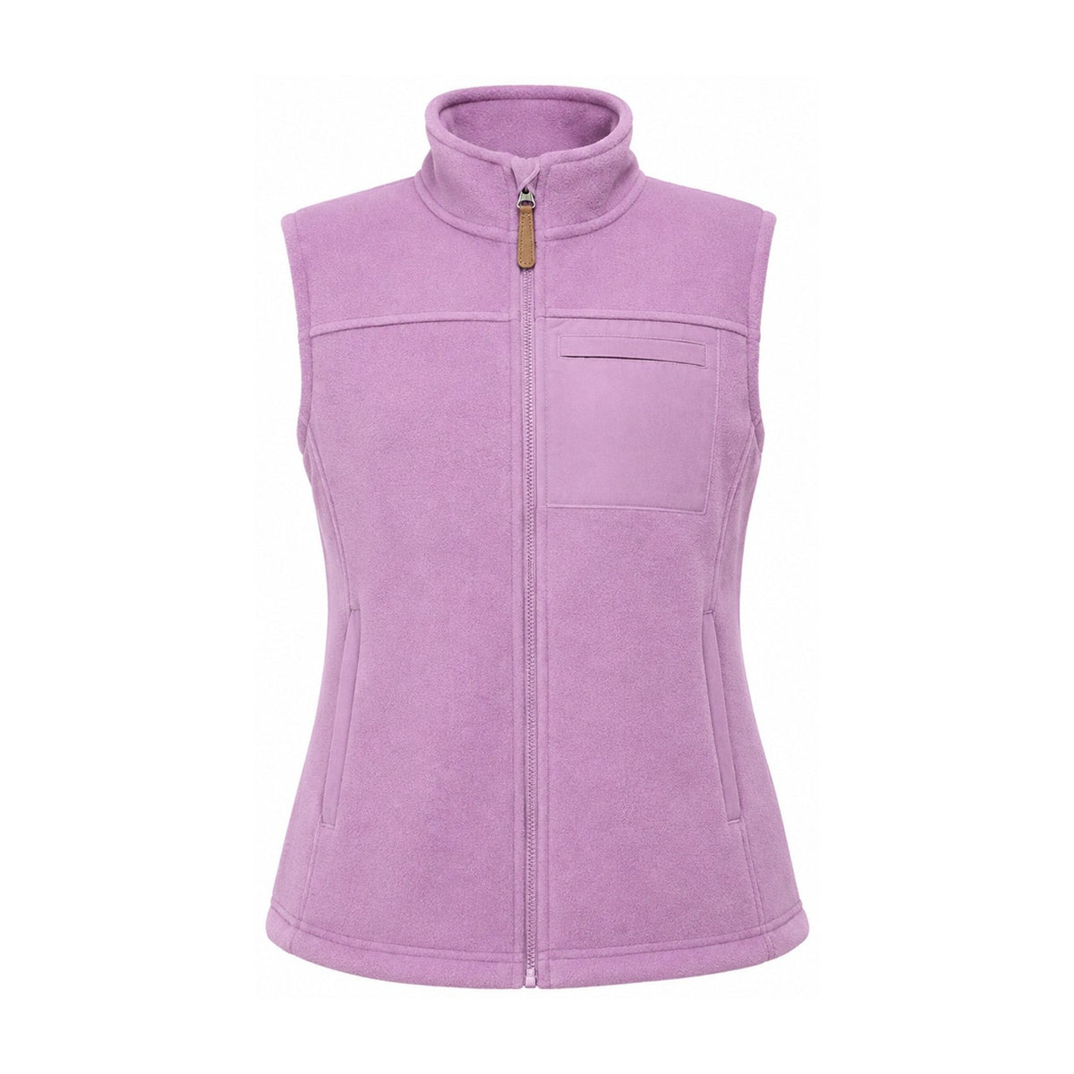 Borrowdale fleece gilet — purple white feed