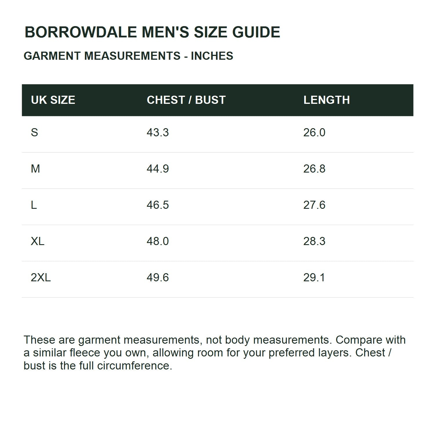Borrowdale fleece gilet — men size