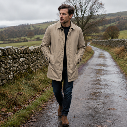 Ashdown Men's Lightweight Insulated Coat - khaki outdoor
