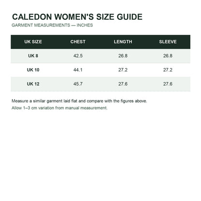 Caledon Women's Tartan Drawcord Jacket - size guide