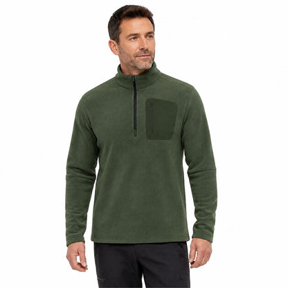 Whinlatter men's half-zip fleece - model