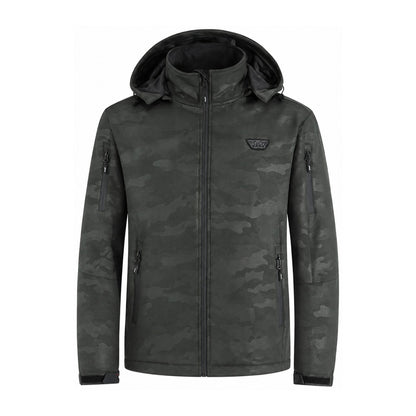 Tynedale Men's Heated Hooded Jacket - camo front