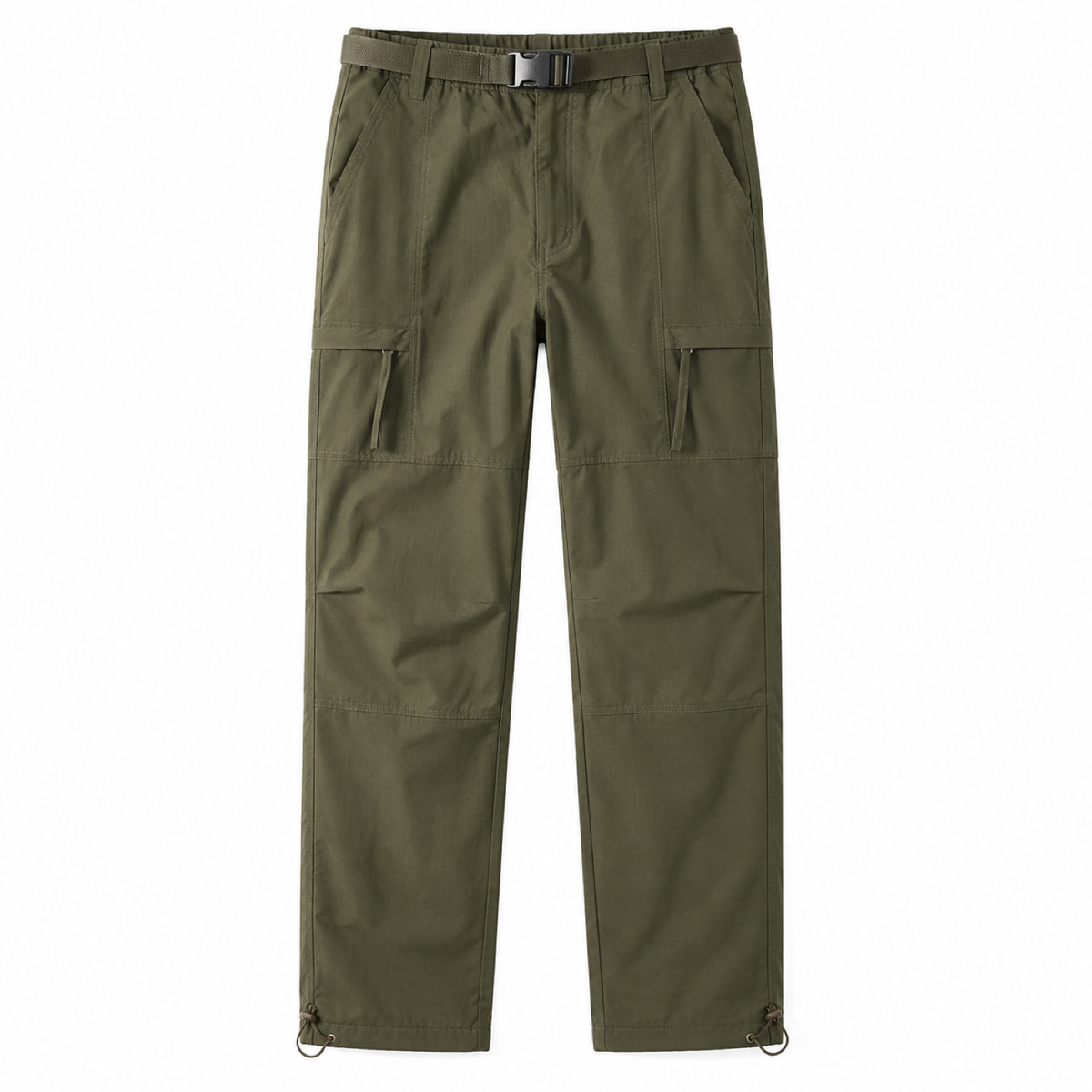 Men's cargo walking trousers — green