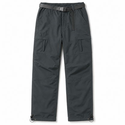 Men's cargo walking trousers — grey