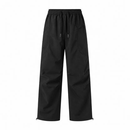 3-in-1 outdoor trousers — black