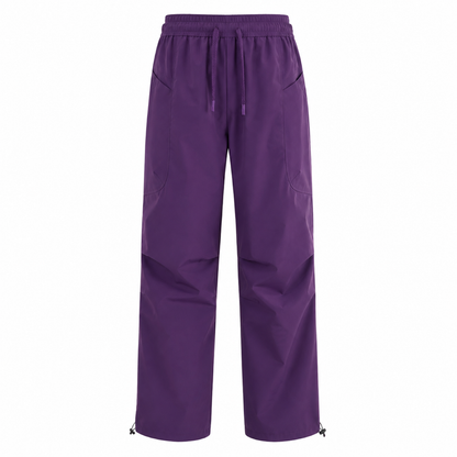 3-in-1 outdoor trousers — dark-purple