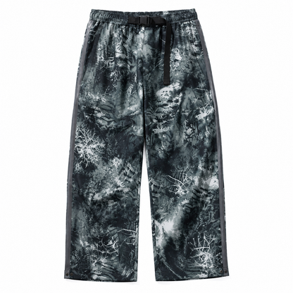 Men's side-zip walking trousers — camo