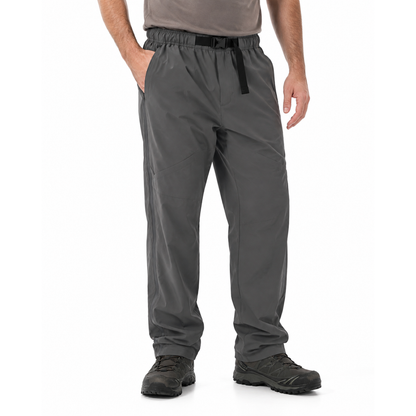 Men's side-zip walking trousers — model