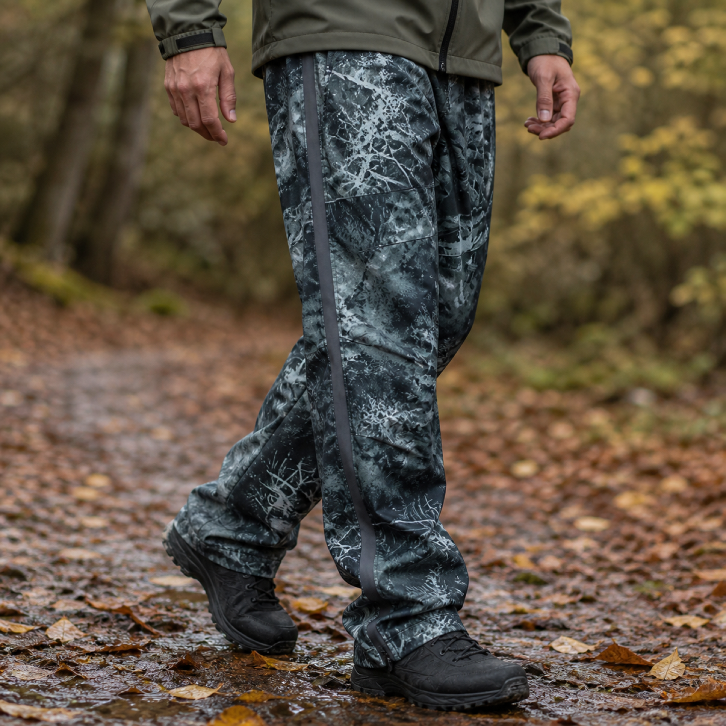 Men's side-zip walking trousers — outdoor
