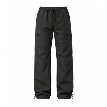 Bowland men's black cargo walking trousers