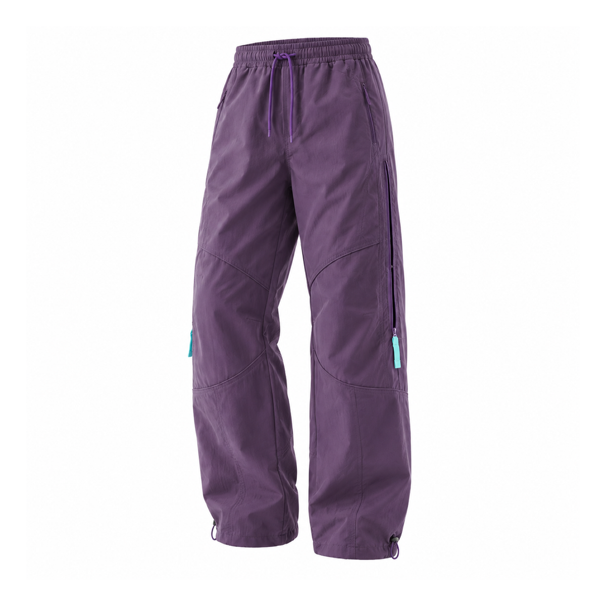 Kinder men's purple zip-vent walking trousers