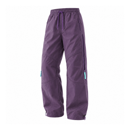 Kinder men's purple zip-vent walking trousers