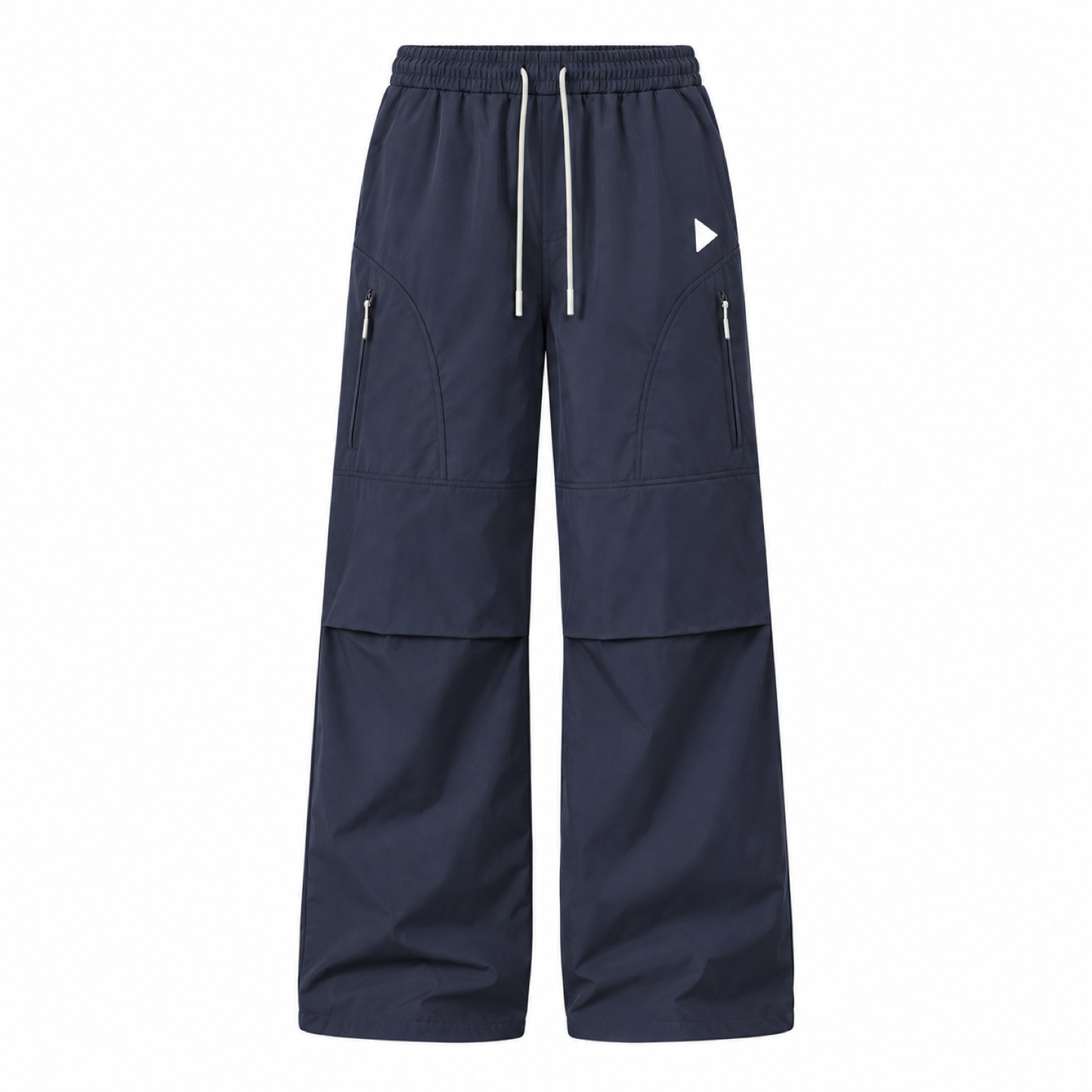 Cheviot men's fleece-lined relaxed walking trousers in Navy, front view
