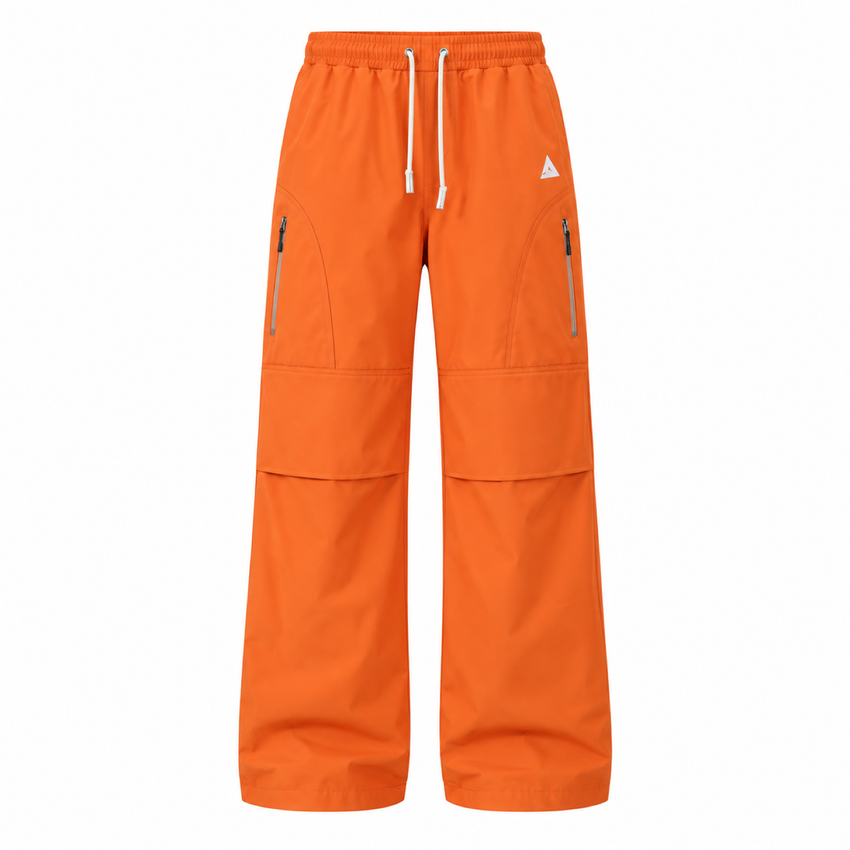 Cheviot men's fleece-lined relaxed walking trousers in Orange, front view