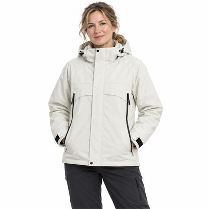 Bransdale insulated hooded jacket — women white