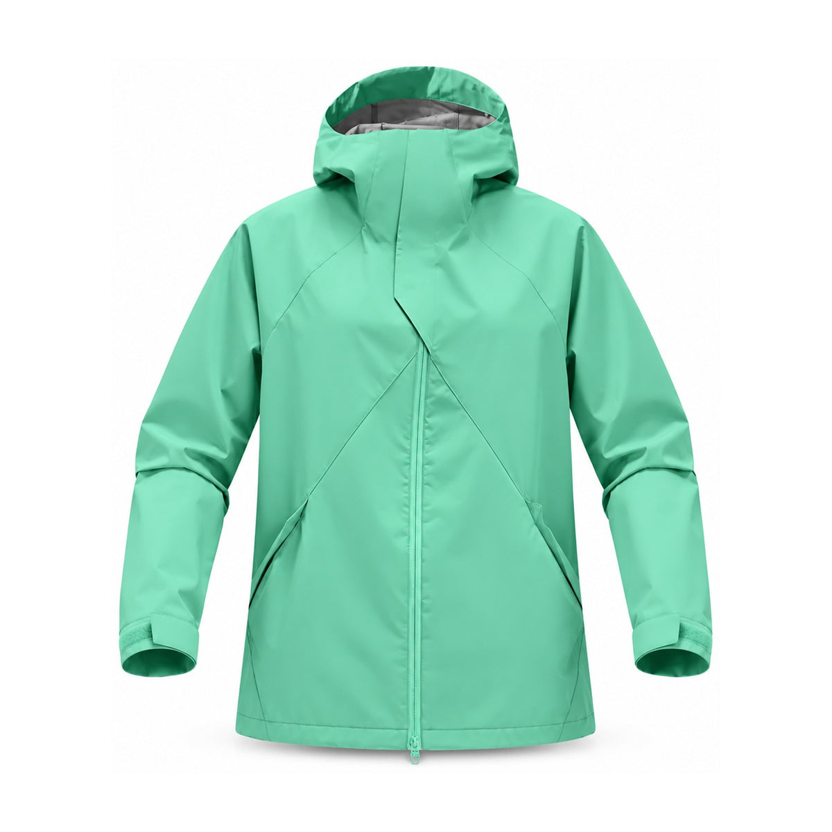 Kielder hooded shell jacket — mint front