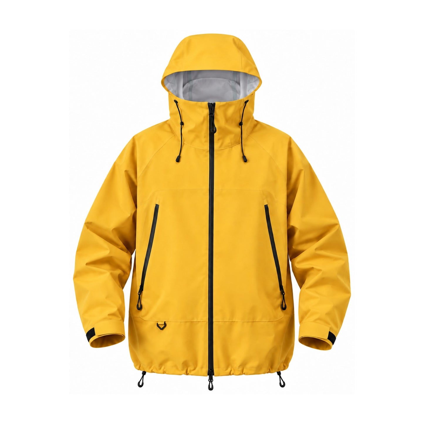Swaledale waterproof shell jacket — yellow front