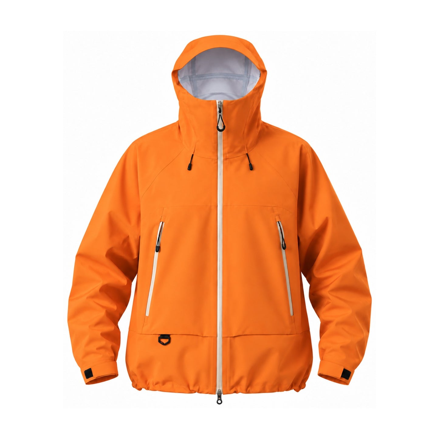 Swaledale waterproof shell jacket — orange front