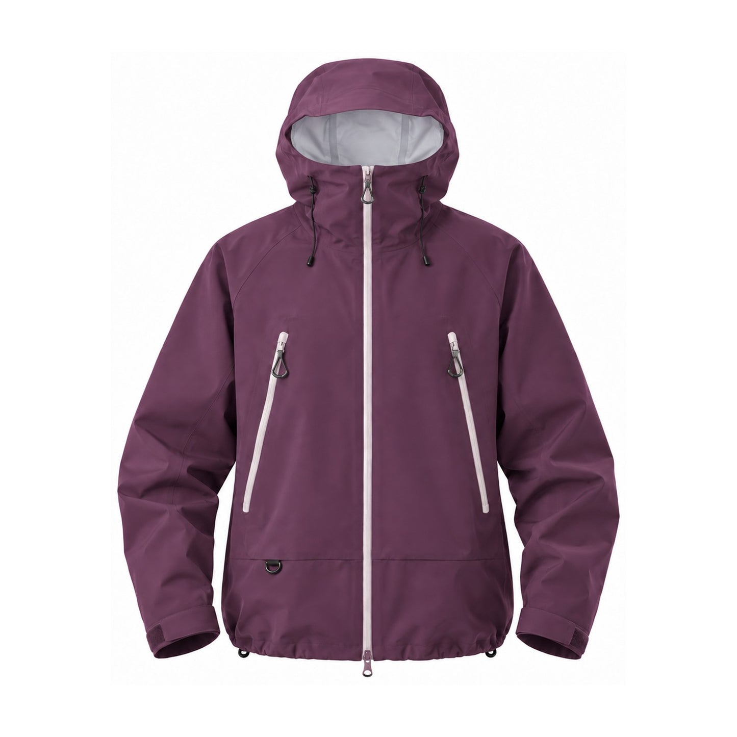 Swaledale waterproof shell jacket — purple front