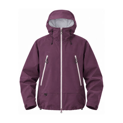 Swaledale waterproof shell jacket — purple front