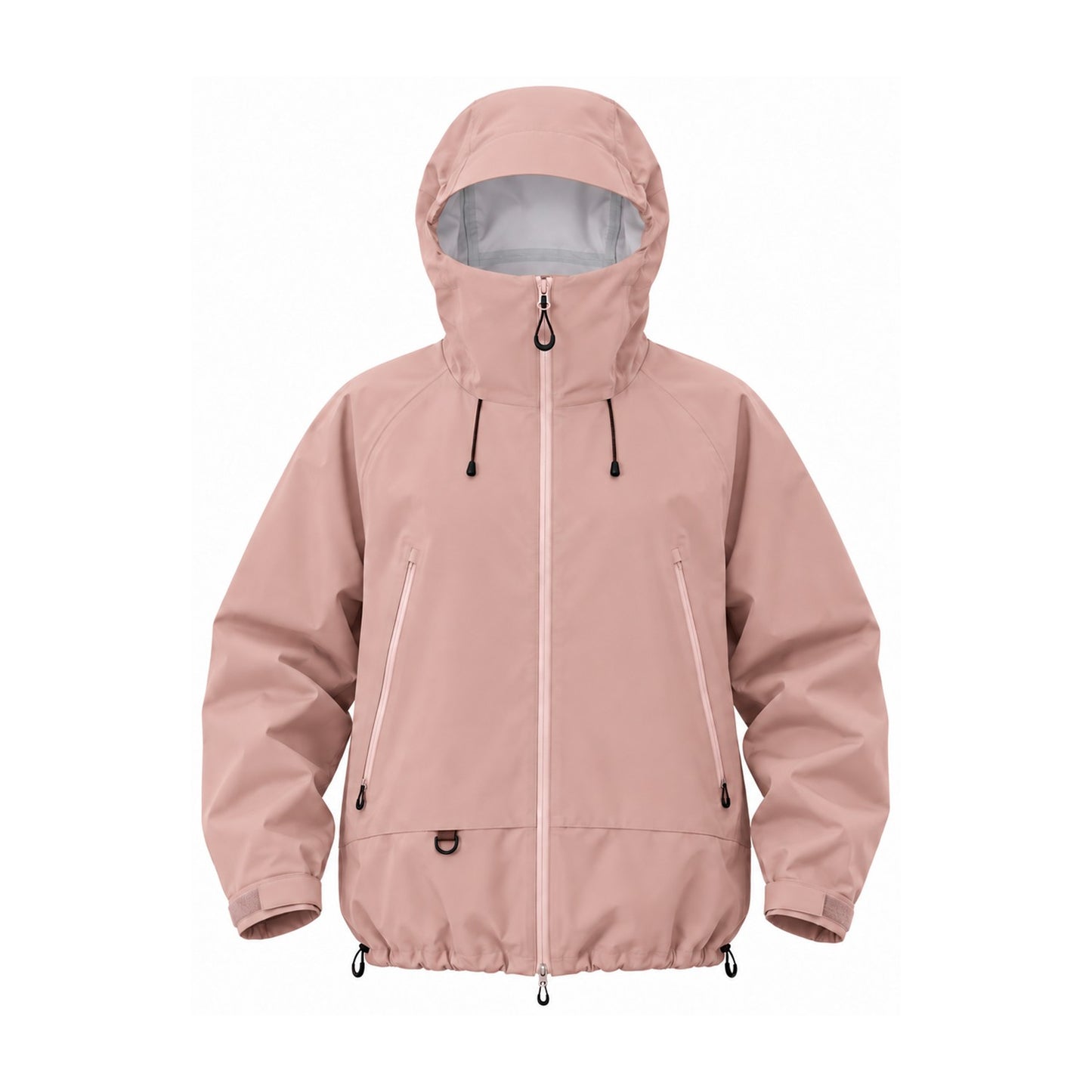 Swaledale waterproof shell jacket — pink front