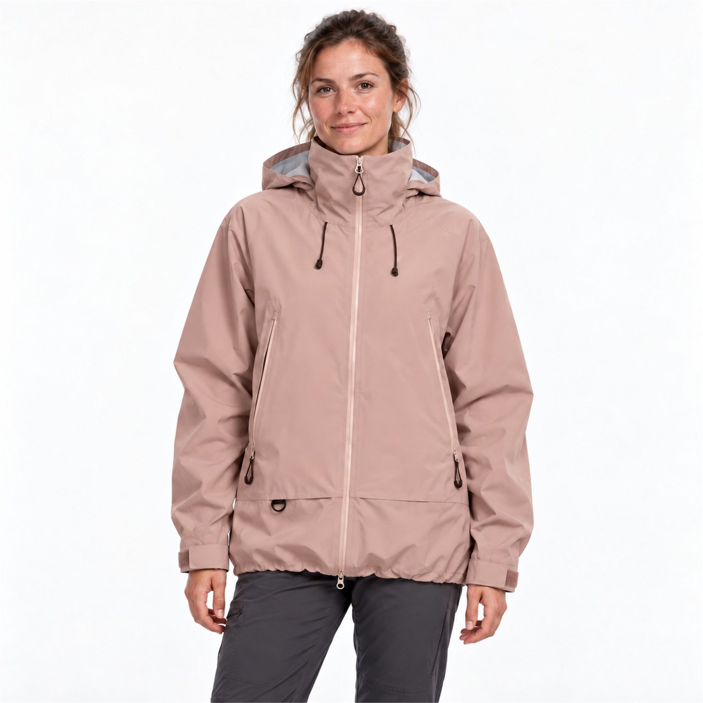Swaledale waterproof shell jacket — women white