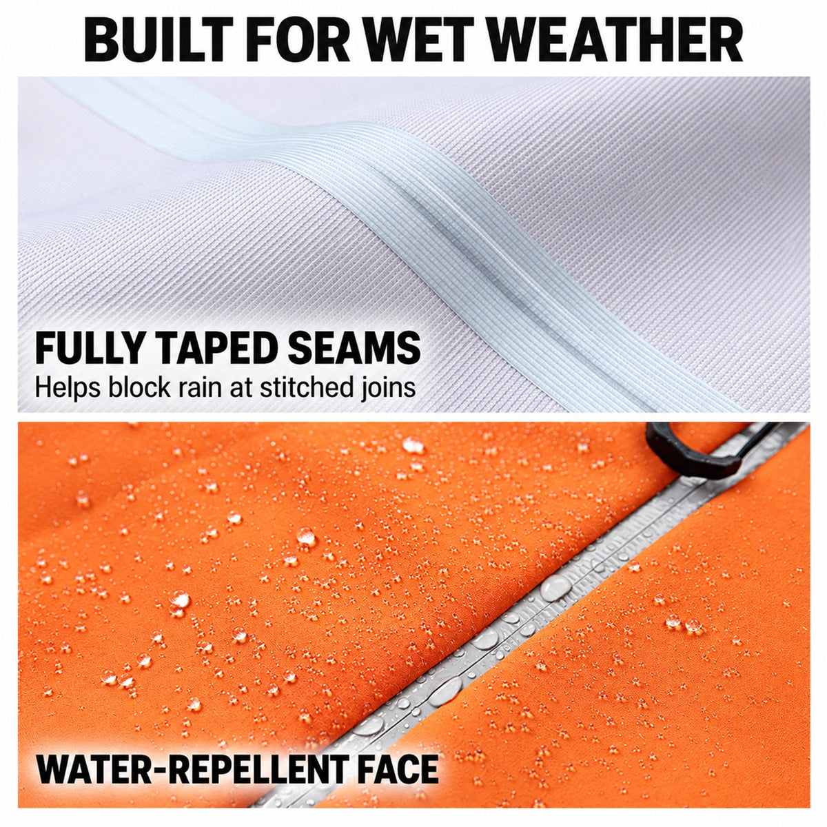 Swaledale waterproof shell jacket — taped seams