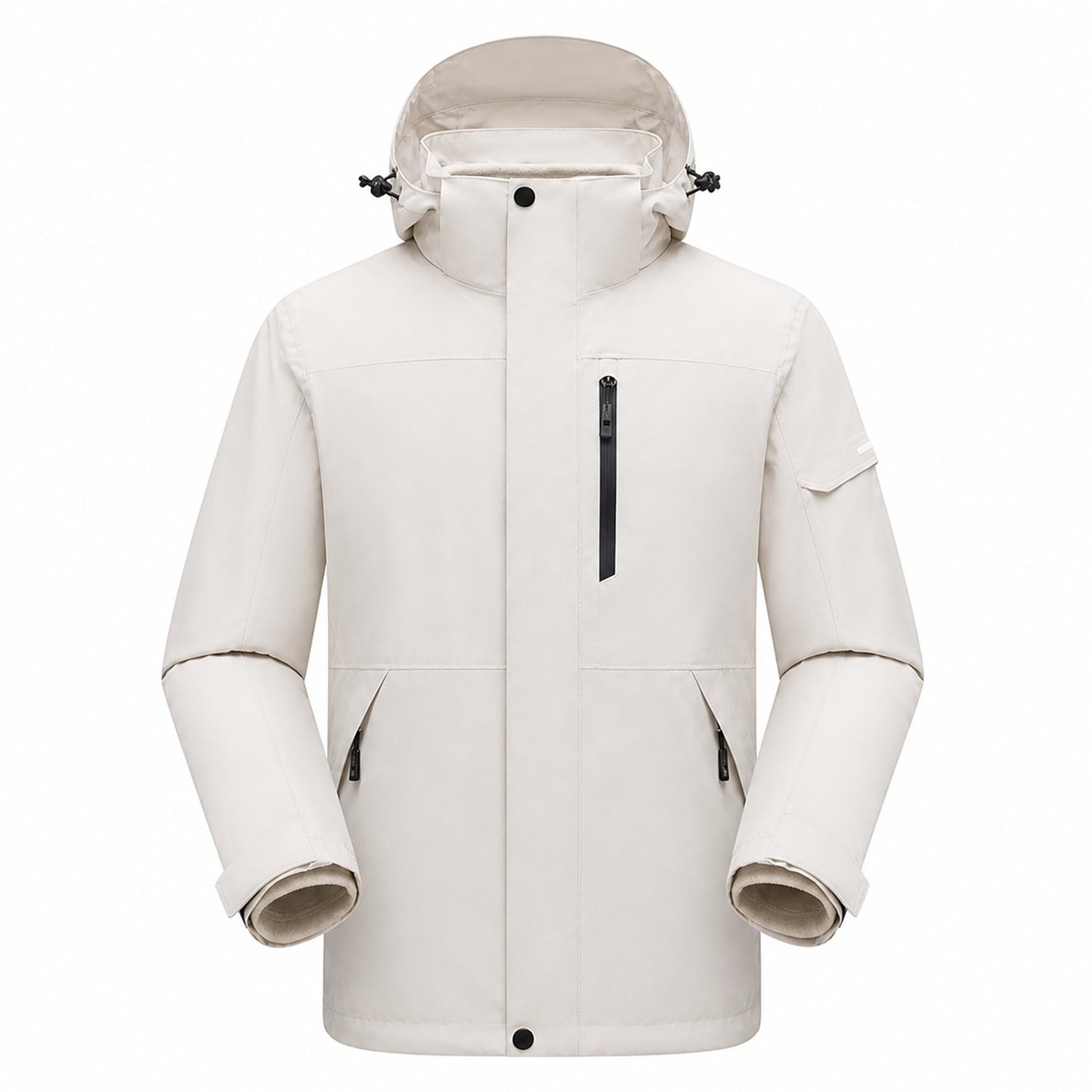Derwent Men's Ivory 3-in-1 waterproof jacket front