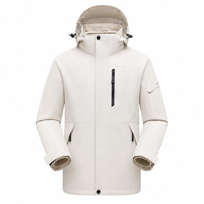 Derwent Women's Ivory 3-in-1 waterproof jacket front