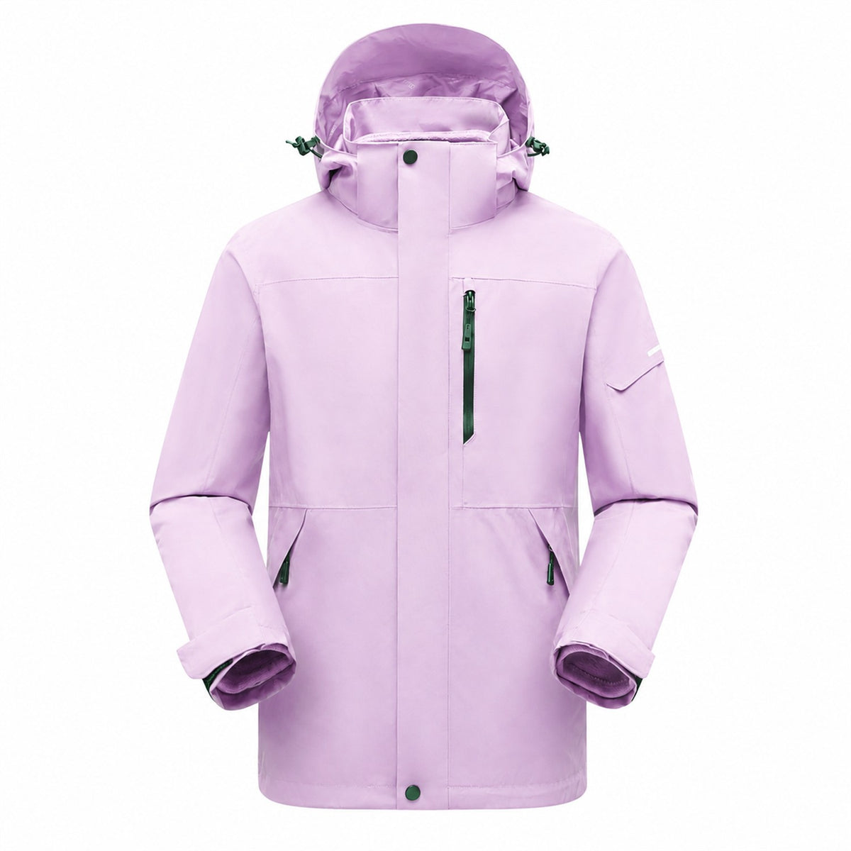 Derwent Women's Purple 3-in-1 waterproof jacket front