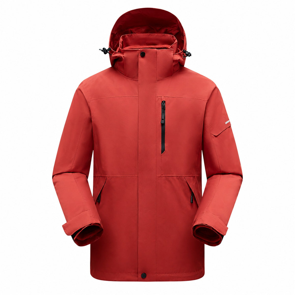 Derwent Women's Red 3-in-1 waterproof jacket front