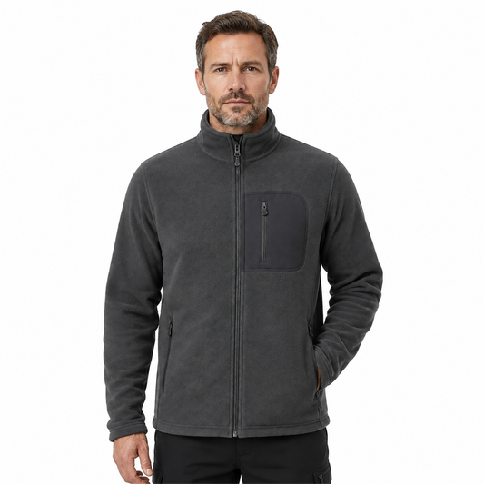 Keswick men's fleece midlayer - model