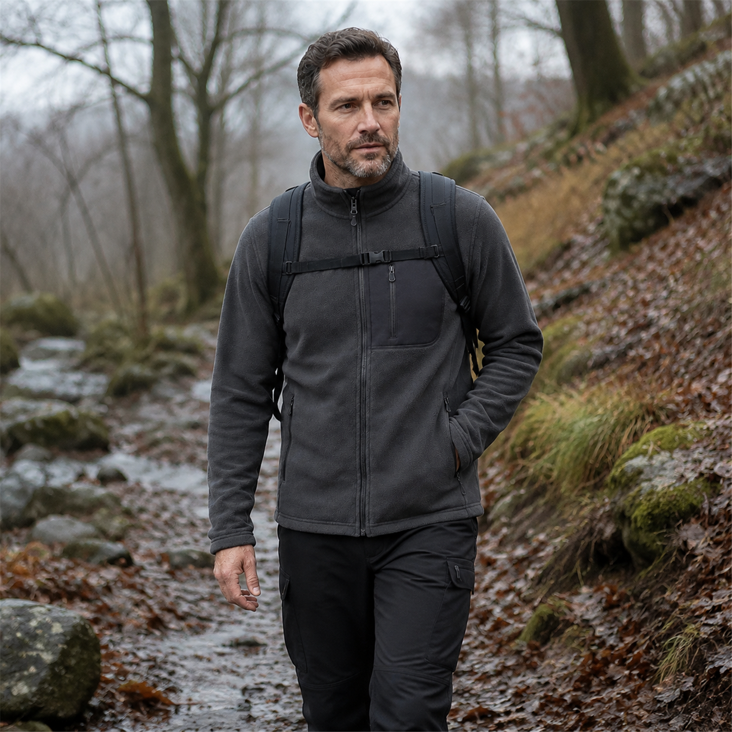 Keswick men's fleece midlayer - outdoor