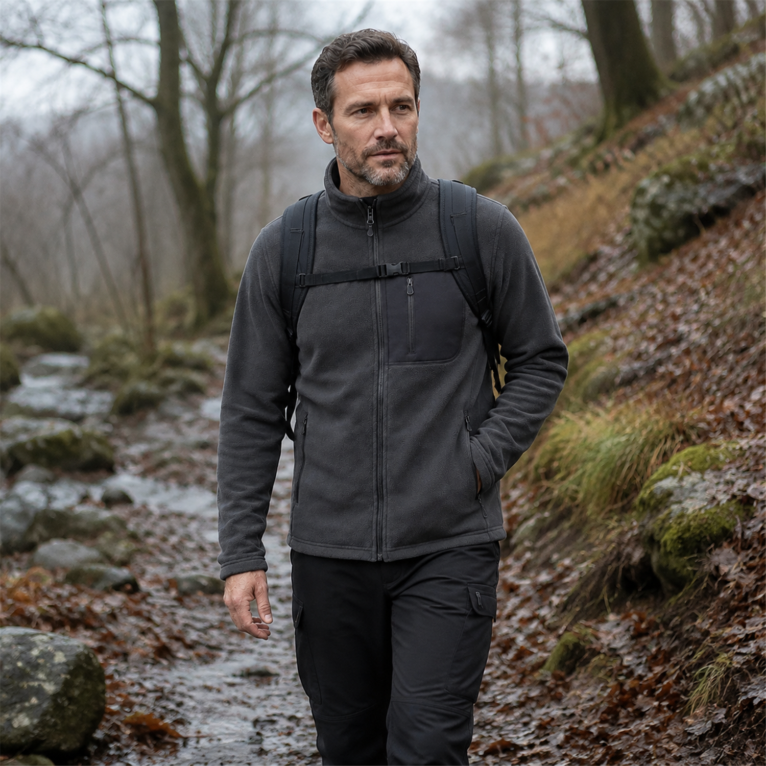 Keswick men's fleece midlayer - outdoor
